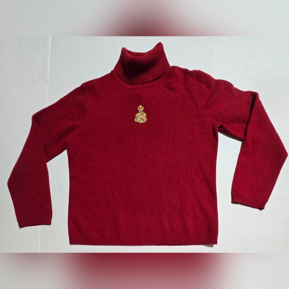 Ralph Lauren Deep Red Turtleneck Sweater